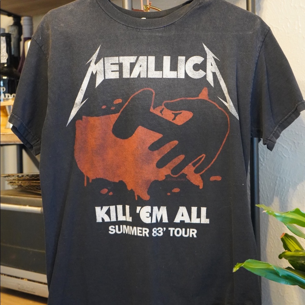 Vintage Metallica Concert Tee